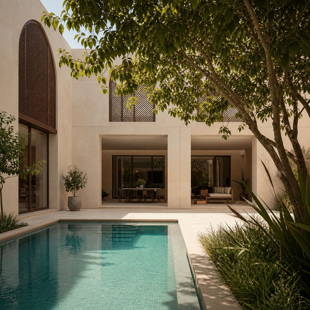Courtyard house in Mishref